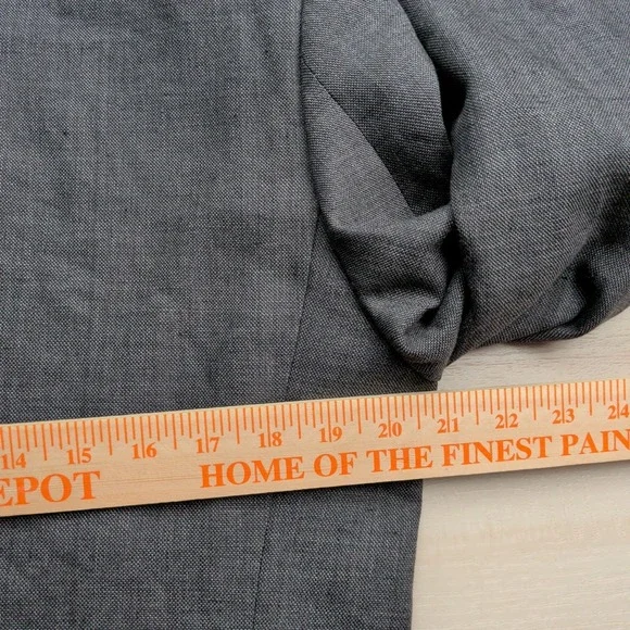 J Crew Ludlow Blazer Sport Coat Mens 40R Linen Wool Blend Gray Suit Jacket